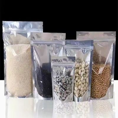 Прозрачная упаковка пищевых продуктов PE пластиковый подъемный мешок с асептическим логотипом
