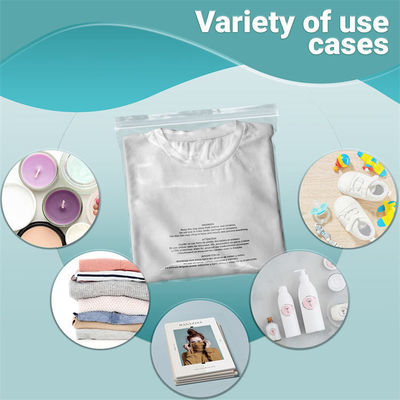 Защищенное закрытие циппера Custom Logo Print Polybags для предупреждения и безопасности о удушье