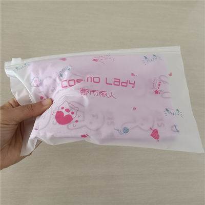 Настройка логотипа одежды упаковка Zipper Bag для многоразового использования замороженной одежды пластика