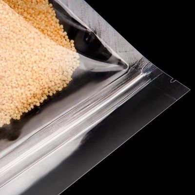 Прозрачная упаковка пищевых продуктов PE пластиковый подъемный мешок с асептическим логотипом