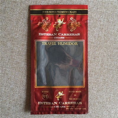 Gravnre Printing Stand Up Pouch Custom Zip Lock Cigar Bags for Moisturizing Cigars (Гравнр печатает стойкие пакеты с застежкой и застежкой)