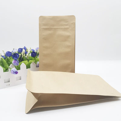 Самостоятельный пакет Kraft Paper Tea Coffee Shop Специальность Zipper Dried Fruit Продовольственная упаковка