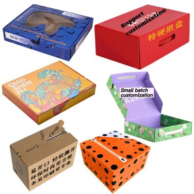 Jolly Packaging Биоразлагаемая гофрированная картонная коробка с отверстиями идеально подходит для упаковки