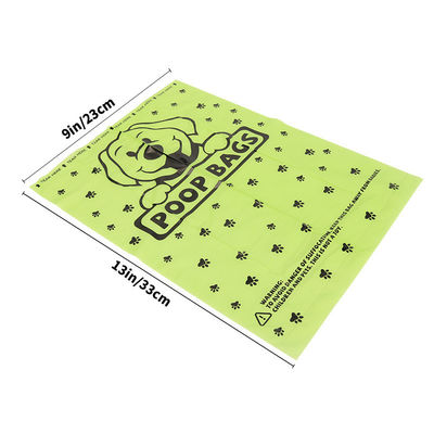 Единица Roll Pet Dog Cat POP Пластиковый мусорный мешок, деградирующий для экологических и санитарных материалов