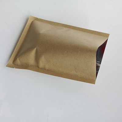 0.14 мм толщины экологически чистый бумажный пакет Kraft с алюминиевой фольгой и гравировкой