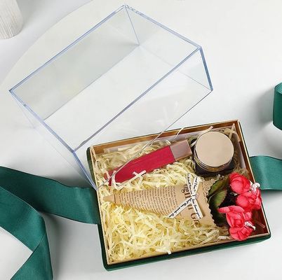 Бумажная подарочная коробка для свечей Custom Logo Luxury Transparent Acrylic Storage Box