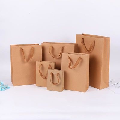 Gravnre Печать Перерабатываемый kraft бумажный пакет для бытовых продуктов Продовольственные товары