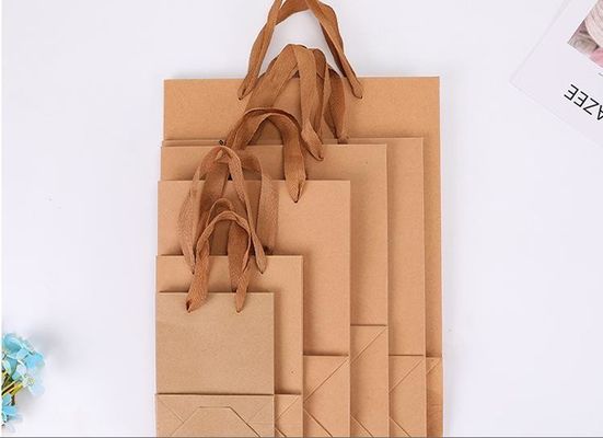 Gravnre Печать Перерабатываемый kraft бумажный пакет для бытовых продуктов Продовольственные товары