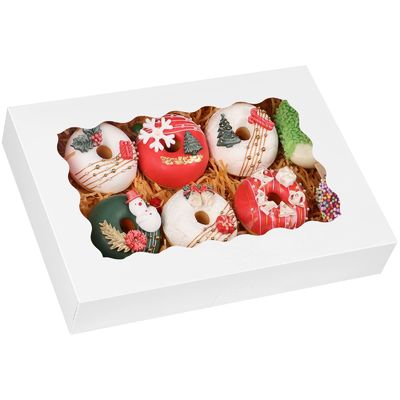Специфические требования клиентов Удовлетворены 12x12x12 Custom Size Cupcake Box с прозрачными окнами