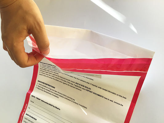 ISO9001 Сертифицированный Курьерский пакет для банковского депозита с клапаном