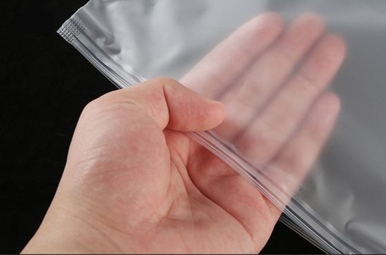 PE Пластиковый Zipper Top Clear Logo Frosted Ziplock Bags для индивидуальной упаковки одежды