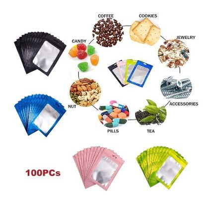 Заказный логотип Case Opp Clear Packaging Ламинированные пластиковые пакеты Перезамыкаемые пакеты для косметики